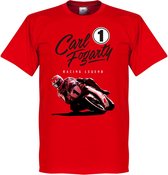 Carl Fogarty T-Shirt - Rood - XL