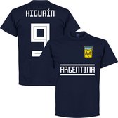 Argentinië Higuain 9 Team T-Shirt - XXL
