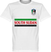 Zuid Soedan Team T-Shirt - Wit  - 5XL