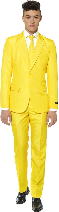 Suitmeister Yellow - Mannen Kostuum - Geel - Feest - Maat XXL | bol.com