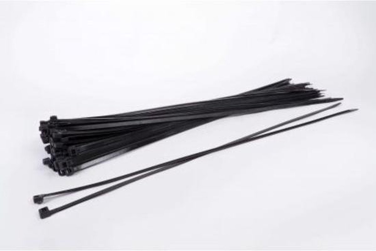 100x Attache de câble 300 x 4,8mm noir ; la qualité de l'industrie 