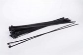 Kabelbinders - Tie-wraps - 300 mm lang x 4.8 mm breed - Zwart - 100 stuks