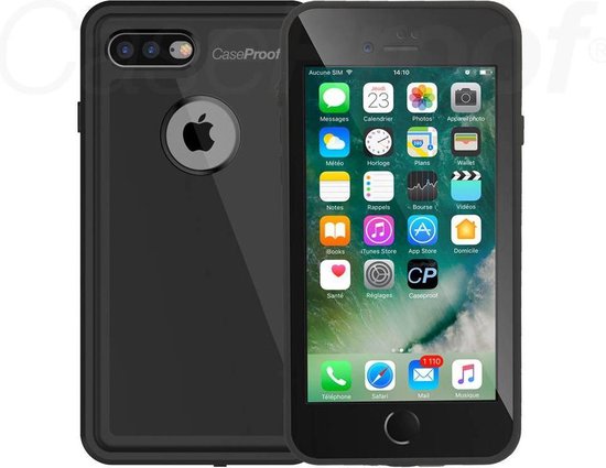 CaseProof PRO waterproof waterdicht hoesje iPhone 7 Plus 8 Plus - Zwart |  bol.com