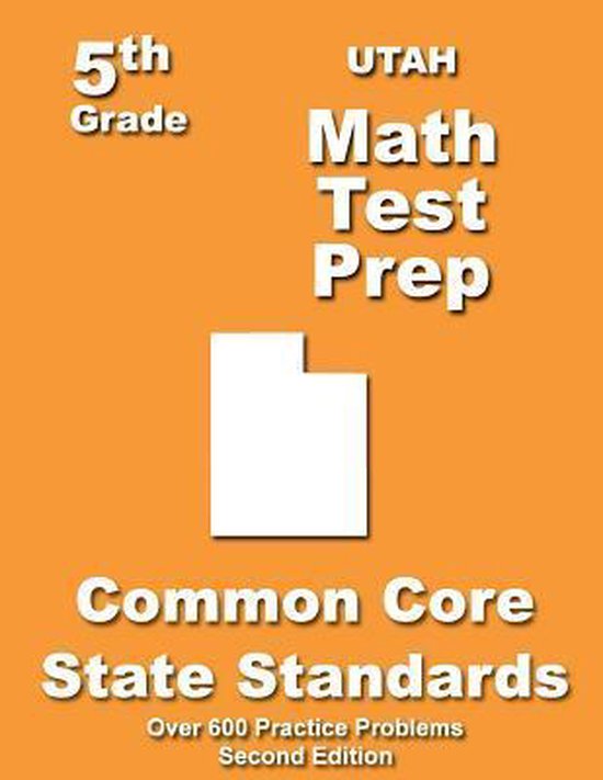 Utah 5th Grade Math Test Prep - cover