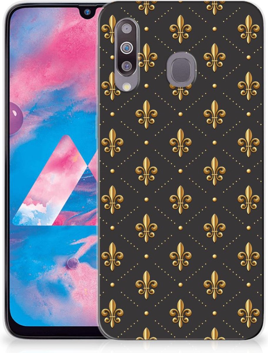 Samsung Galaxy M30 TPU bumper Franse Lelie