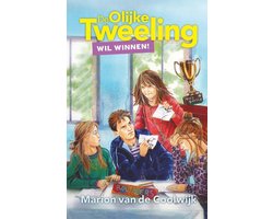 Omslag van De olijke tweeling wil winnen!