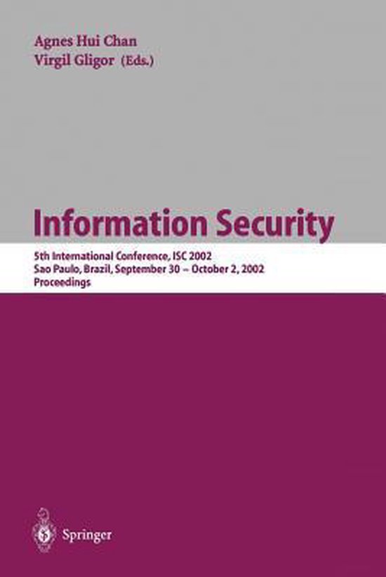 Information Security - cover