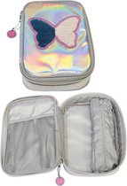 Etuibox Sequins 22x15cm Zilver