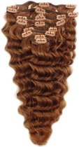 Remy Human Hair extensions wavy 14 - rood 30#