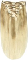 Remy Human Hair extensions Double Weft straight 24 - blond T18/613#