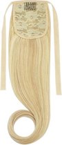 Remy Human Hair Extensions Ponytail straight blond - 16/613#