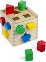 Afbeelding van het spelletje Melissa & Doug Vormsorteerder Kubus - Houten Speelgoed - Ontwikkelingsspeelgoed - Vorm sorteren speelgoed kinderen - 2+ - Cadeau voor jongens en meisjes