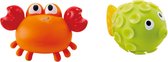 Hape Waterspuiters 2-delig Oranje/groen