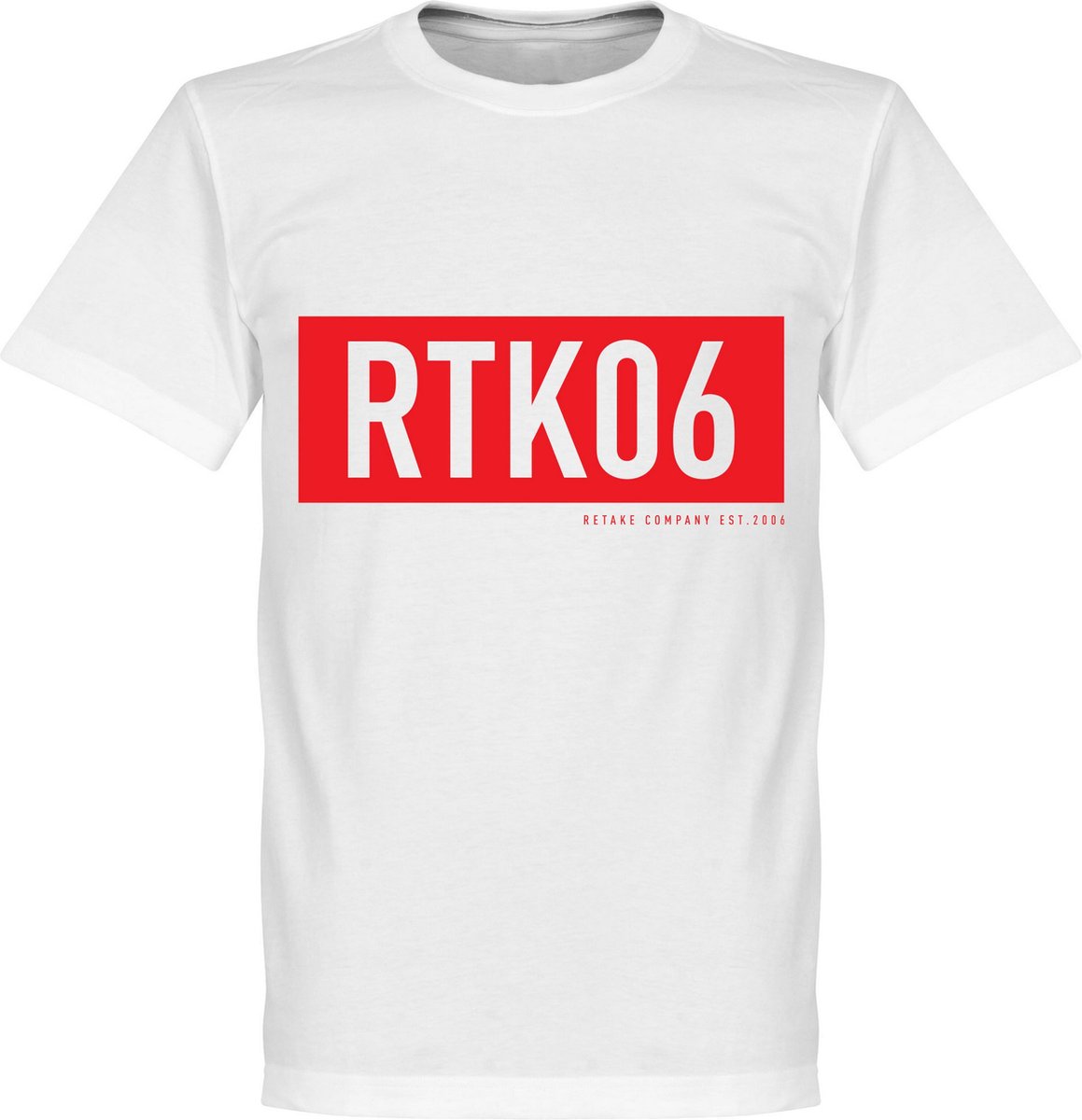 Retake RTK06 Bar T-Shirt - Wit - 5XL