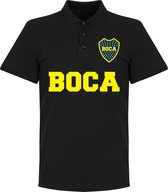 Boca Text Polo Shirt - Zwart - L