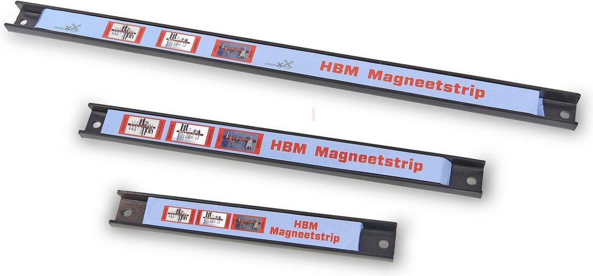 HBM 3-delige magneetstripset gereedschapsrek