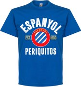 Espanyol Established T-Shirt - Blauw - XXL