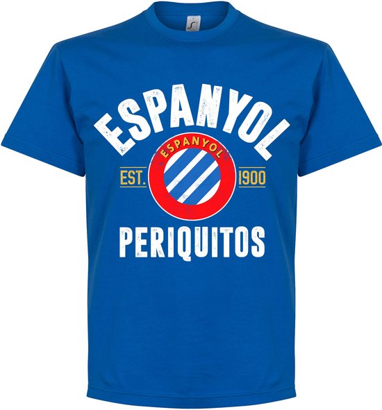 Espanyol Established T-Shirt - Blauw - XXL