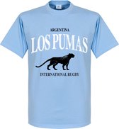Argentinië Rugby T-Shirt - Lichtblauw - S
