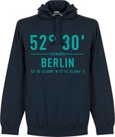 Hertha BSC Olympiastadion Coördinaten Hoodie - Grijs - XXXL