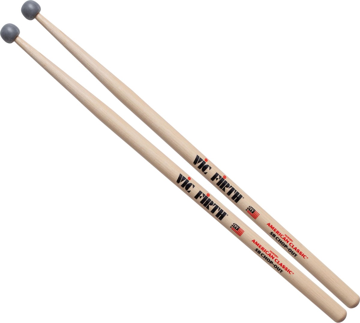 Vic-Firth Chop-Out 5BCO Practice Sticks - Accessoire voor marching drums