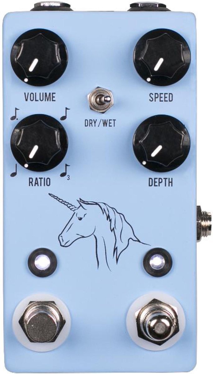 JHS Pedals Unicorn V2 analoge uni-vibe / vibrato met tap-tempo