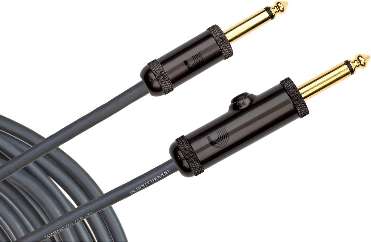 D'Addario PW-AG-15 Circuit Breaker Momentary instrumentkabel 4.5 m