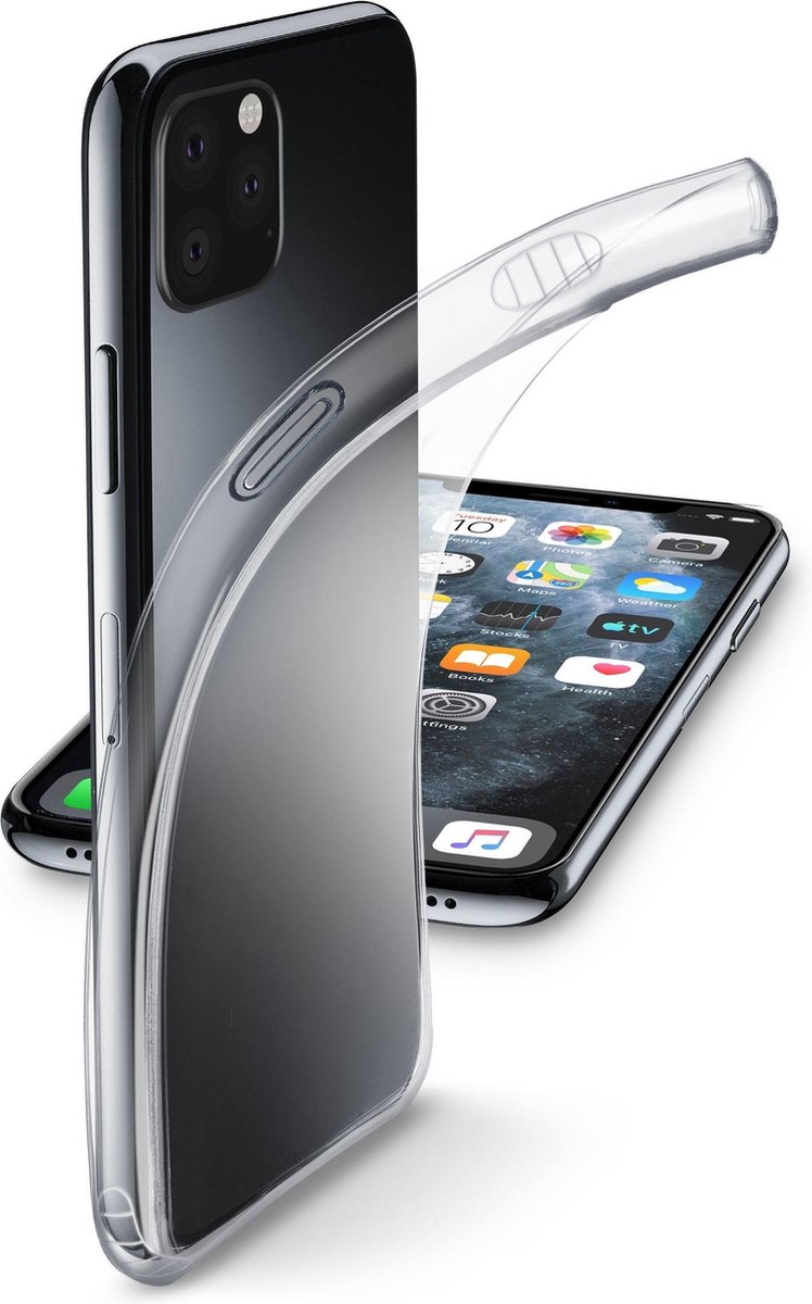 Cellularline - iPhone 11 Pro Max, hoesje fine, transparant