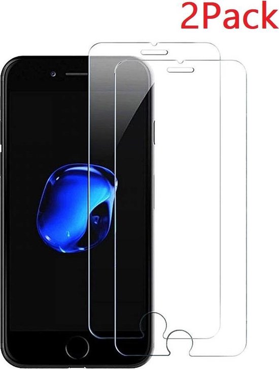 iPhone 8 Plus / Plus Screenprotector Glass 2 Pack - Ntech |