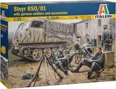 1:35 Italeri 6549 Steyr RSO/01 with German Soldiers Plastic kit