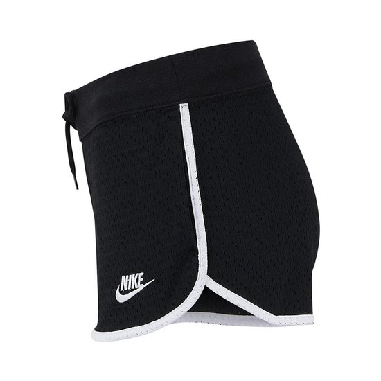 Leuren rand directory Nike Sportwear Heritage short dames zwart/wit " | bol.com