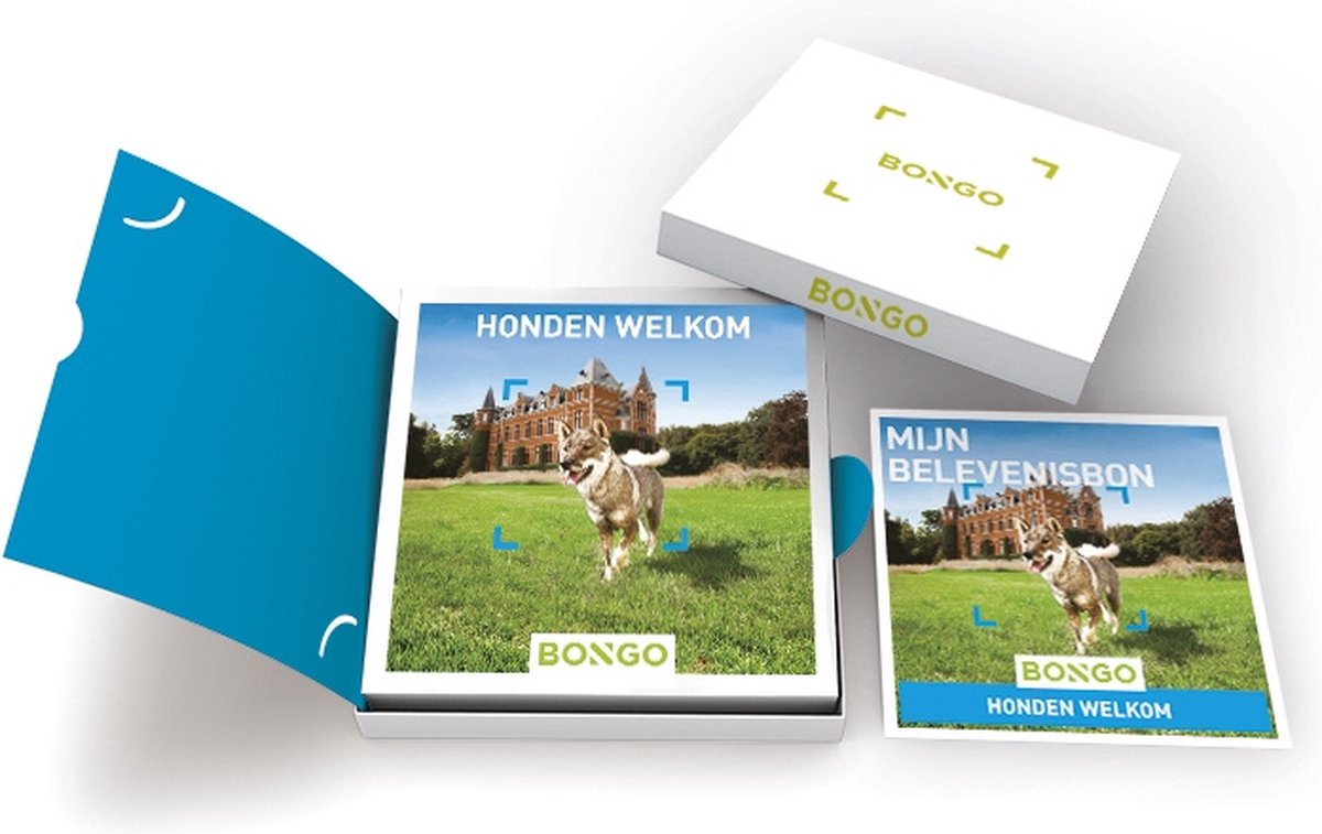 Bongo Bon - Honden Welkom Cadeaubon - Cadeaukaart cadeau voor man of