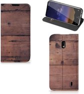 Nokia 2.2 Book Wallet Case Old Wood
