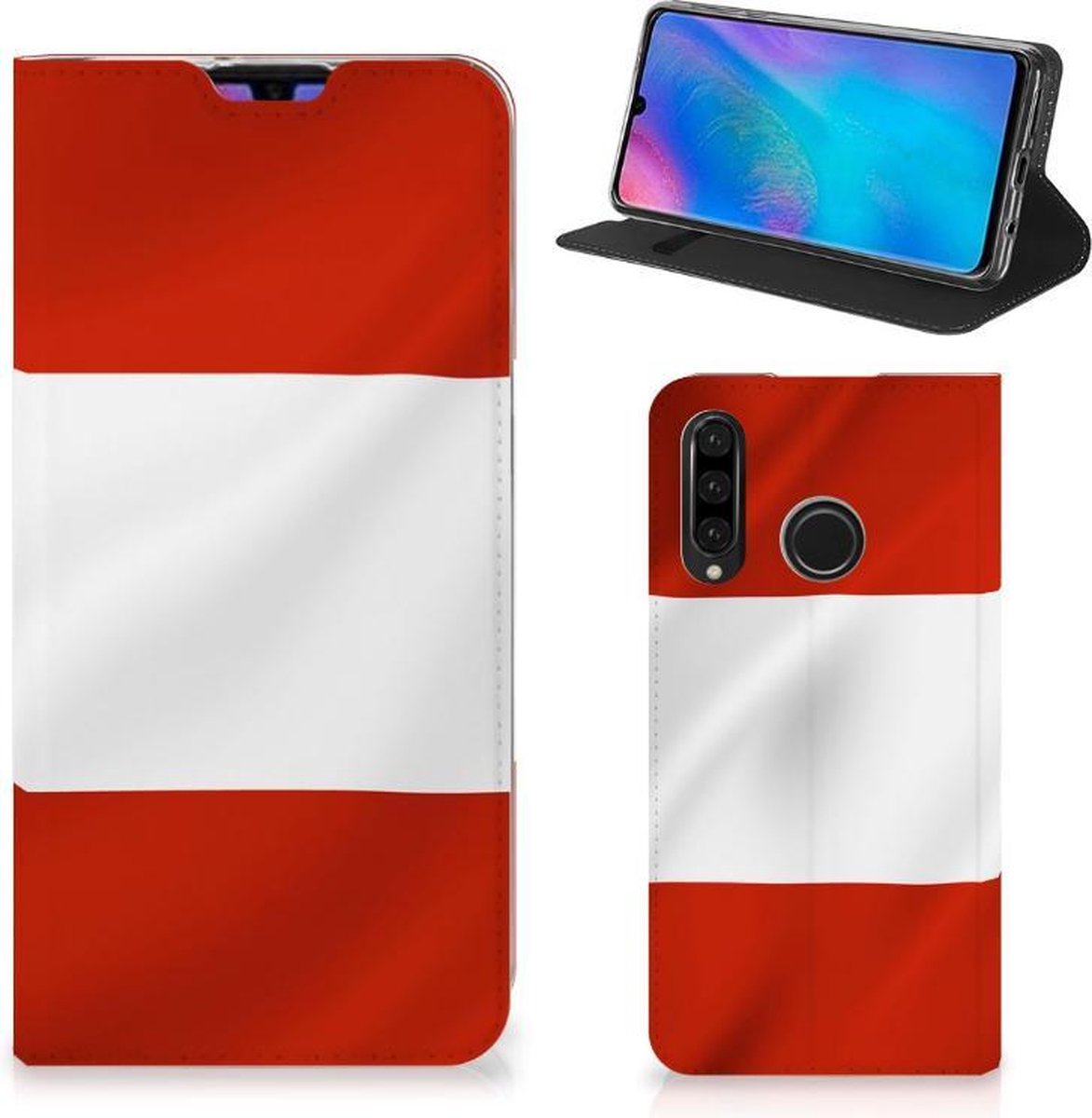 Book Case voor Huawei P30 Lite New Edition Standcase Oostenrijk op Prijzenvolger.com