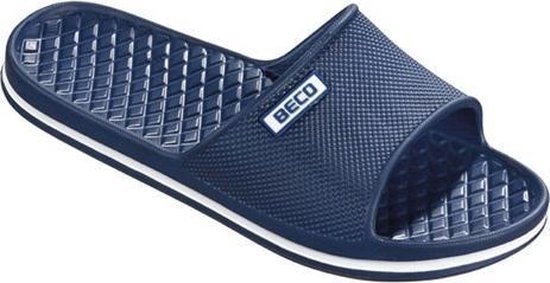 Beco Badslippers Soft Marineblauw Dames Maat 39 | bol.com
