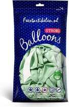 Ballonnen pastel pistache 100 stuks