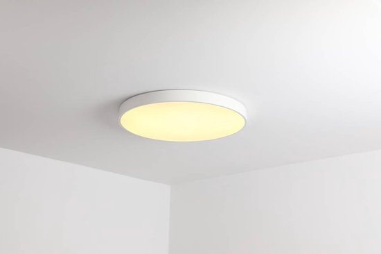Plafondlamp Rond Wit 40 cm met ingebouwde LED - Saniled Anha Plafonnière |  bol.com