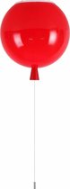 Plafondlamp Ballonlamp Rood Klein inclusief 4W LED lamp - Funnylights