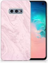 Geschikt voor Samsung Galaxy S10e TPU Hoesje Marble Pink