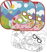 Fisher-price Zonnescherm Kikker 44 X 36 Cm 2 Stuks + Kleurplaat