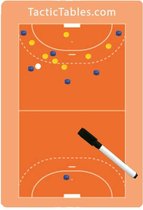 A4 Coachbord Handbal incl. Magneten