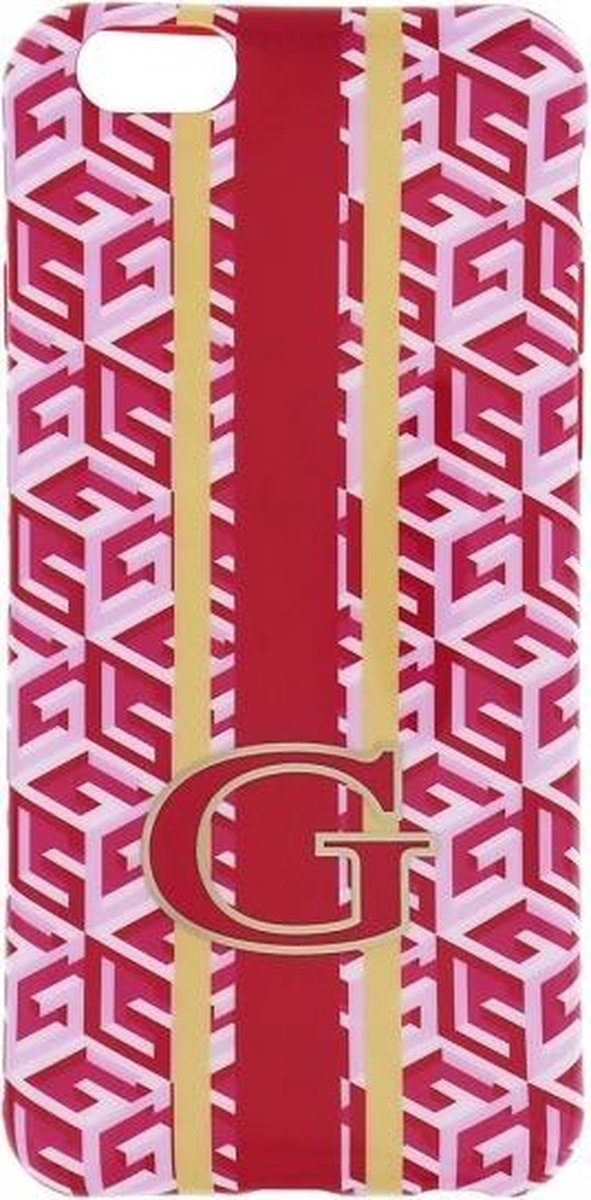 GUESS G-Cube TPU Case voor Apple iphone 6 (4.7 inch) - Rood