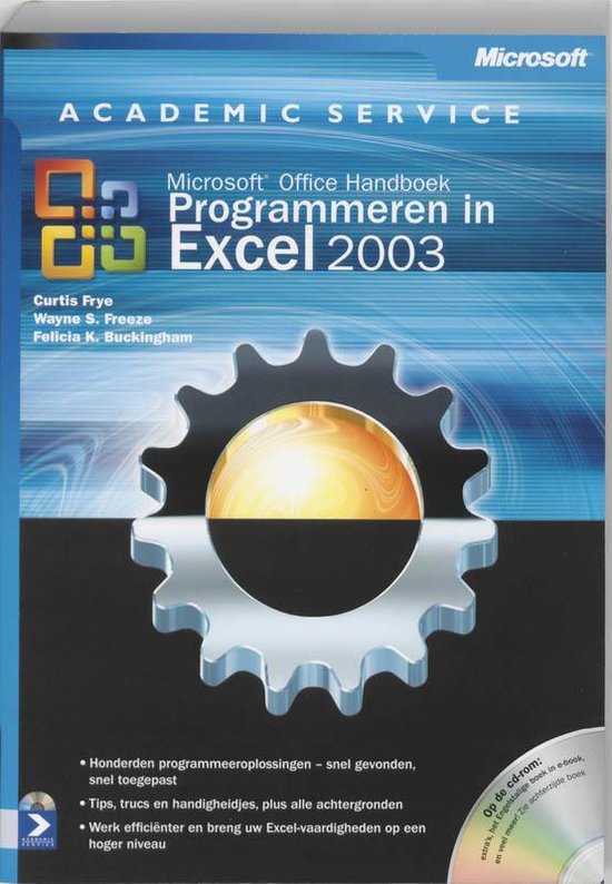 Cover van het boek 'Programmeren in Excel 2003 + CD-ROM'