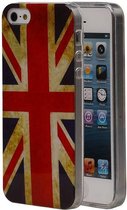 Britse Vlag TPU Hoesje voor iPhone 5C UK