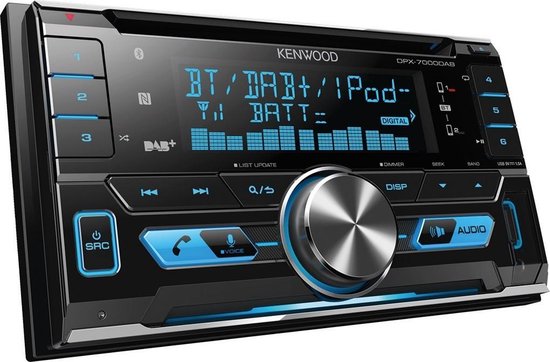 Autoradio Kenwood DPX-M3300BT 2 DIN - multicolore