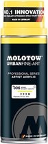 Molotow Urban Fine Art Acryl Spray: Zink Geel - 400ml spuitbus voor canvas, plastic, metaal, hout etc.