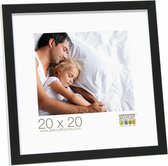 Deknudt Frames Fotokader zwart met wit, hout fotomaat 20x30 cm