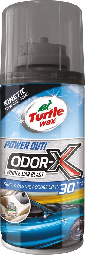 Turtle Wax 53112 Power Out Odor-X Whole Car Blast - New Car 100ml