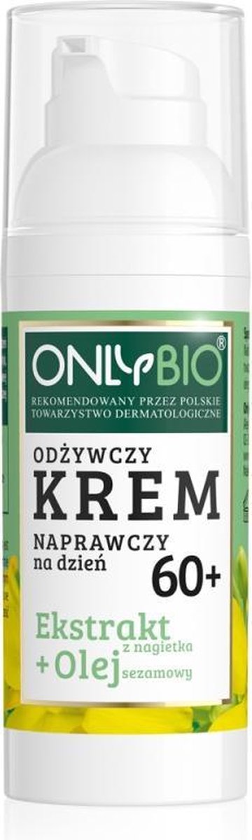 Onlybio - Nourishing Repair Cream On Day 60+ Extract From Calendula And Sesame Oil