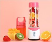 Luxe- Mini- Juice - smoothie Blender- usb oplaadbaar -draagbare - portable - draadloze- blender to go- 7 delig inclusief extra recept voor 50 smoothies